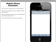 Tablet Screenshot of mobilephonesimulator.com